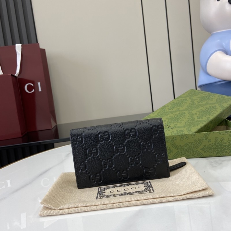 GG Emblem Bi-fold Wallet “11*8.5*3CM” 062