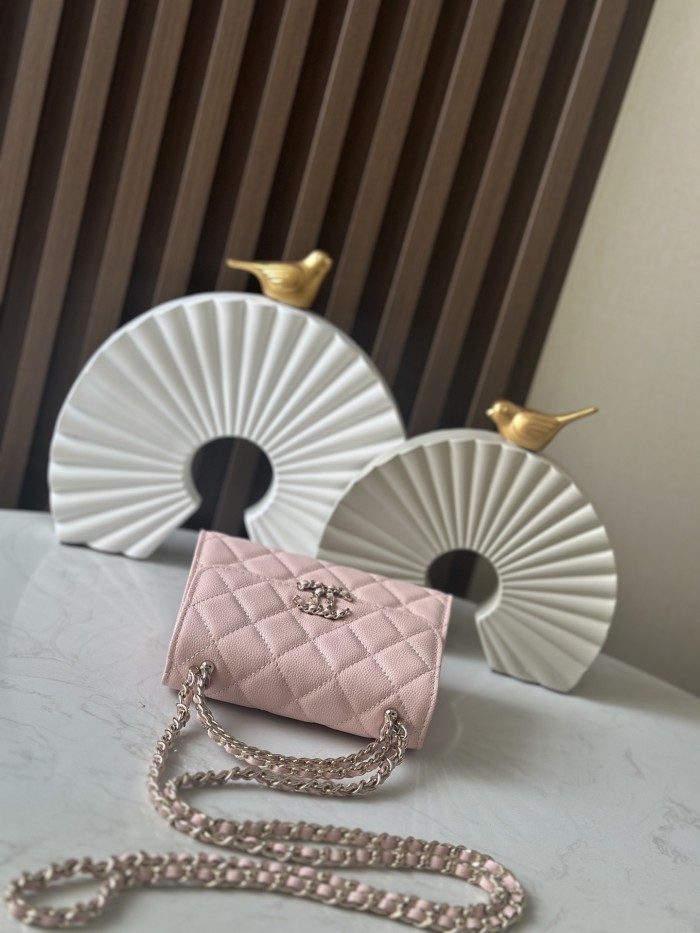 Mini Flap Bag with Top Handle “11.5x14.5x5.5cm”-085 =66058