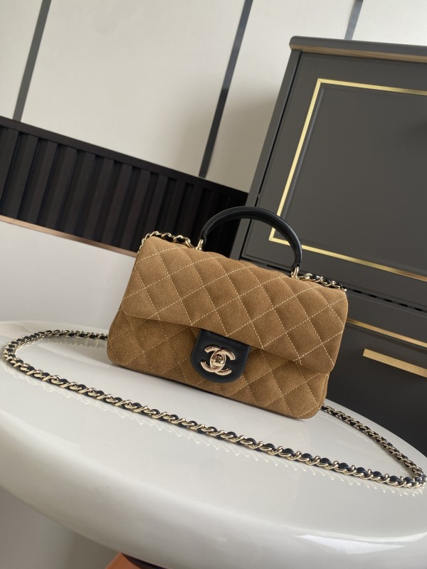 Mini Flap Bag with Top Handle “20x12x7cm”-007 =AS2431