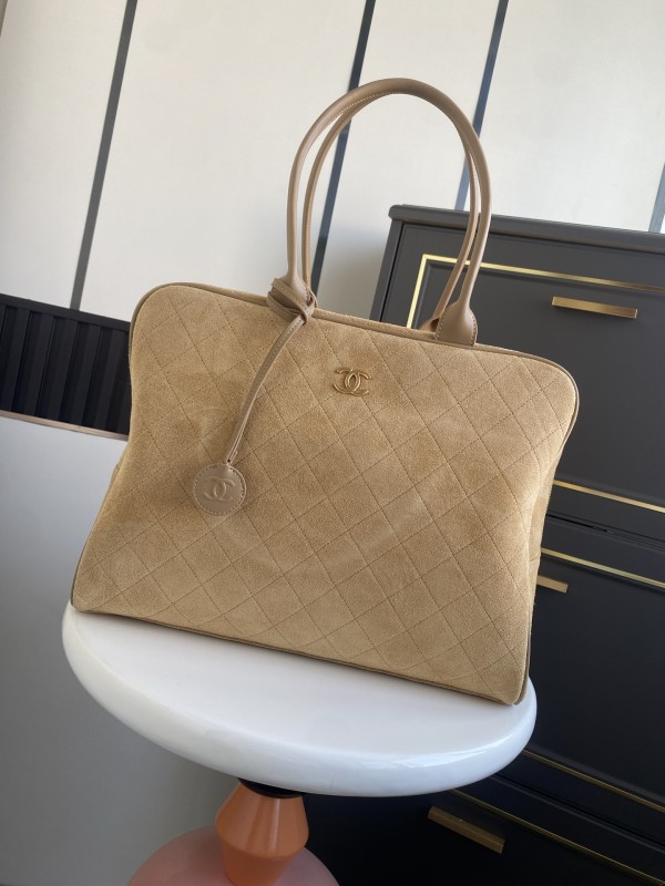 Large Suede Tote Bag “41x31x19cm”-058 =AS5895