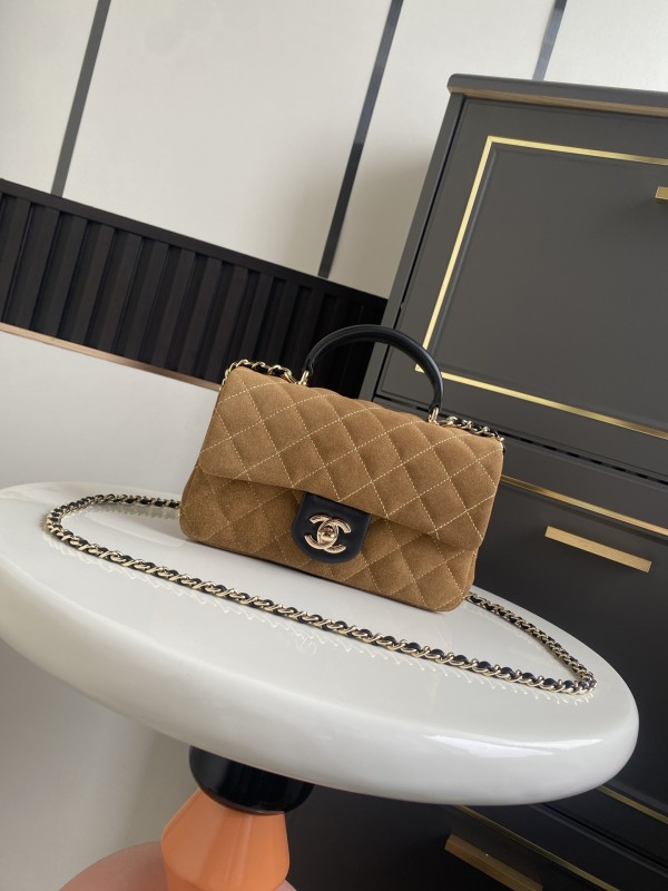 Mini Flap Bag with Top Handle “20x12x7cm”-007 =AS2431