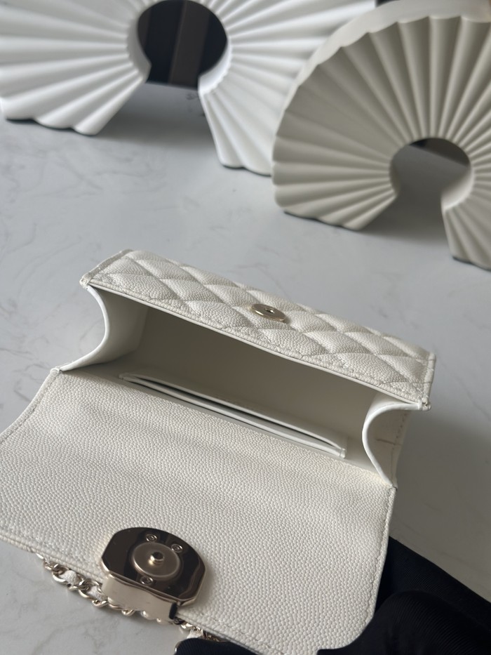 Mini Flap Bag with Top Handle “11.5x14.5x5.5cm”-085 =66058