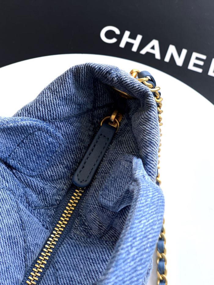 Small Denim 22 Bag “20x19x8cm”-086 =AS3980