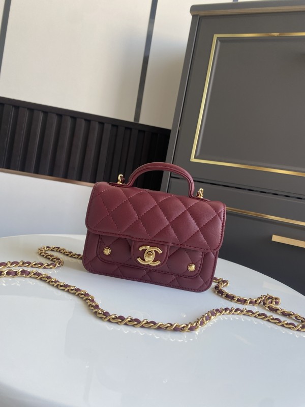 25B Mini Flap Bag “10.5x15x4.5cm”-026 =AP4675