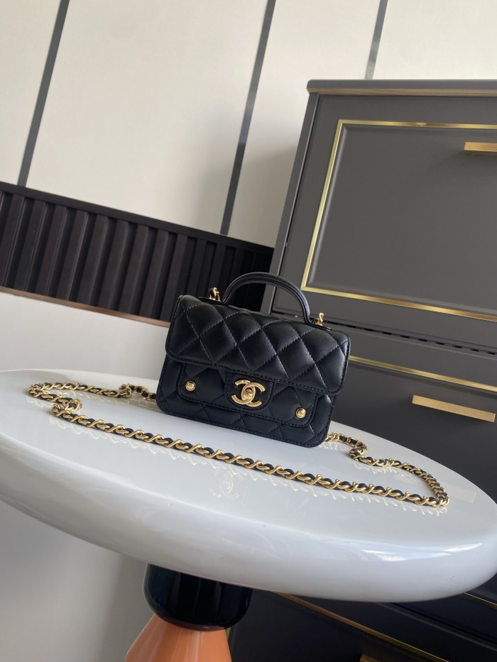 25B Mini Flap Bag “10.5x15x4.5cm”-026 =AP4675