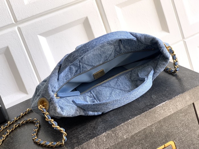 Small Denim 22 Bag “20x19x8cm”-086 =AS3980