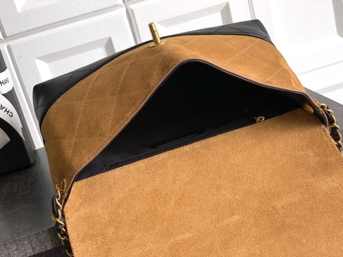 Large Flap Bag with Top Handle “18x29x8cm”-087 =AS5807