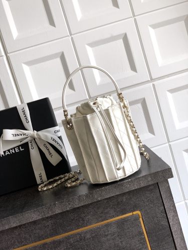 Mini Drawstring Bucket Bag “15.2x14x14cm”-007 =
