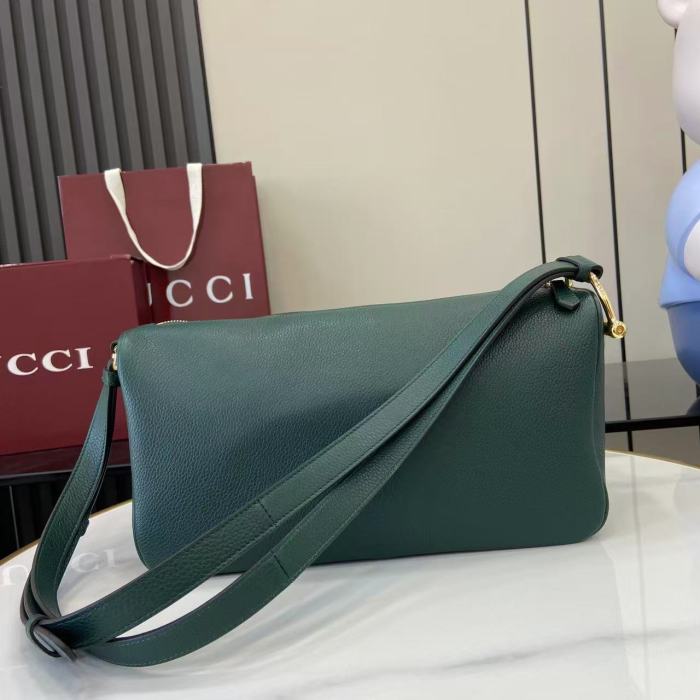 Half Horsebit Bag “31.5x17x12CM”-016=