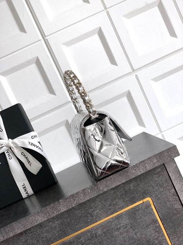 25P Mini Flap Bag with Top Handle “10.5x18.5x8cm”-007 =