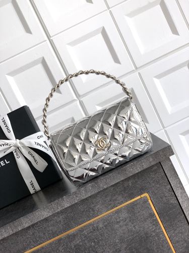 25P Mini Flap Bag with Top Handle “10.5x18.5x8cm”-007 =