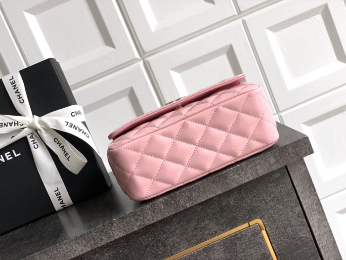 25P Mini Flap Bag with Top Handle “10.5x18.5x8cm”-007 =