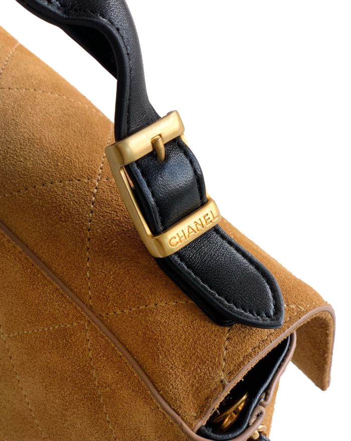 Large Flap Bag with Top Handle “18x29x8cm”-087 =AS5807