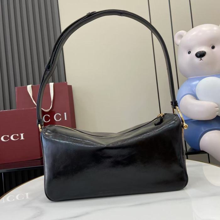 Half Horsebit Bag “31.5x17x12CM”-036=