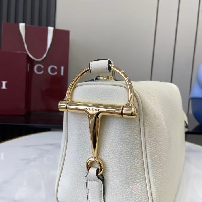 Half Horsebit Bag “31.5x17x12CM”-016=