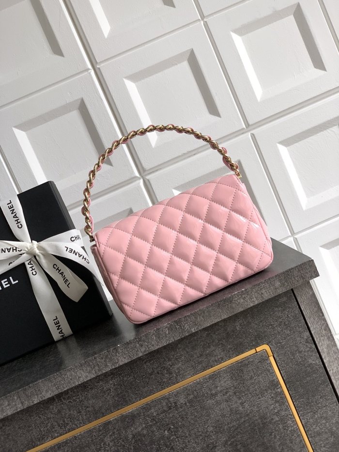 25P Mini Flap Bag with Top Handle “10.5x18.5x8cm”-007 =
