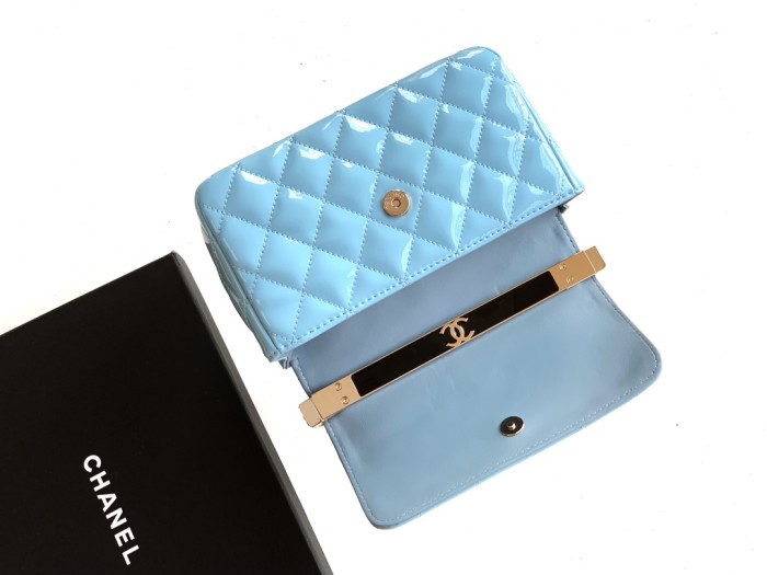 25P Mini Flap Bag with Top Handle “10.5x18.5x8cm”-007 =