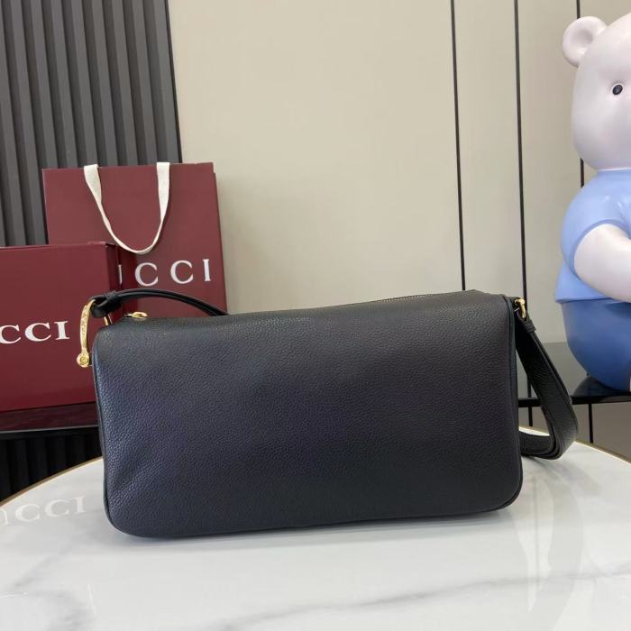 Half Horsebit Bag “31.5x17x12CM”-016=