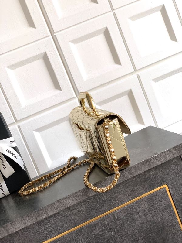 Large Flap Bag with Top Handle “12x29x5cm”-057 =AS5807