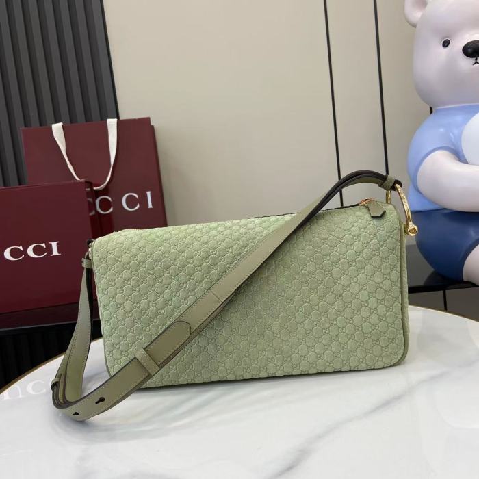 Half Horsebit Bag “31.5x17x12CM”-036=