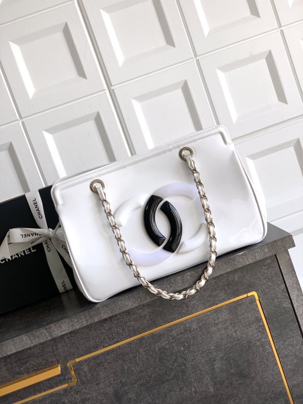 Large Shopping Bag with Mirror Finish “33x32x12.5cm”-029 =