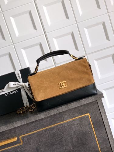 Large Flap Bag with Top Handle “18x29x8cm”-087 =AS5807