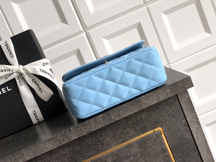 25P Mini Flap Bag with Top Handle “10.5x18.5x8cm”-007 =