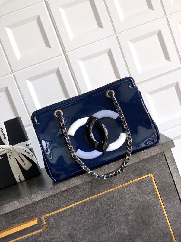 Large Shopping Bag with Mirror Finish “33x32x12.5cm”-029 =
