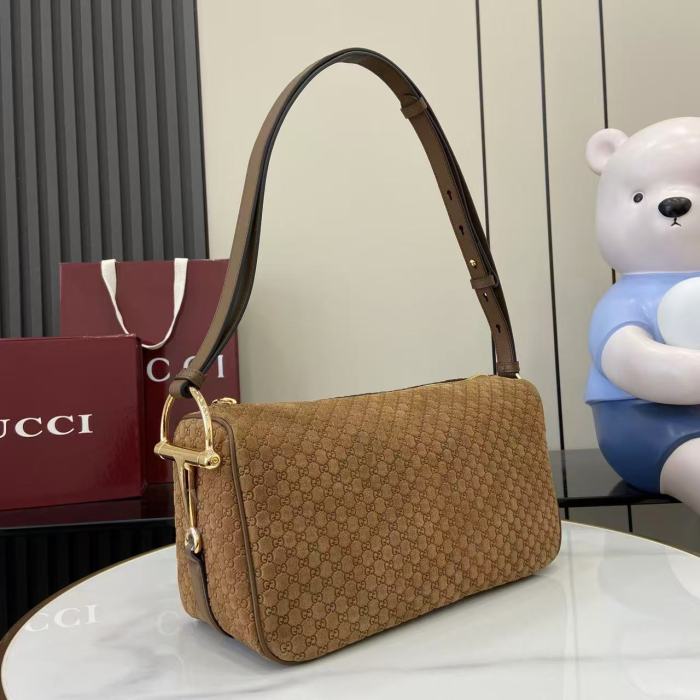 Half Horsebit Bag“31.5x17x12CM”-036=