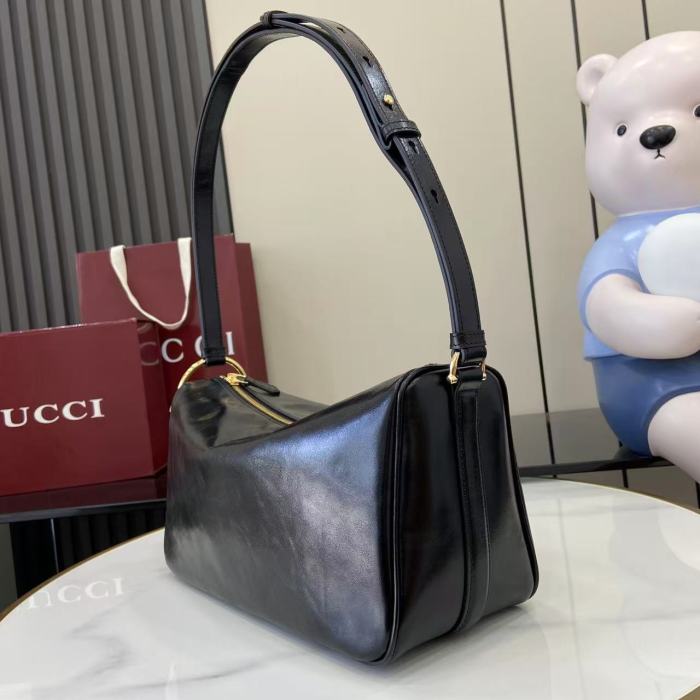 Half Horsebit Bag “31.5x17x12CM”-036=