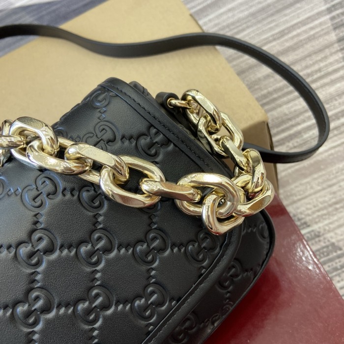 GG Emblem Large Tote Bag “ 20.5x13x7CM”-095=