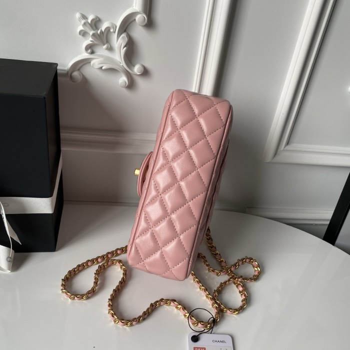 Mini Flap Bag with Top Handle  12.5x19.5x6cm  -057 =AS5813
