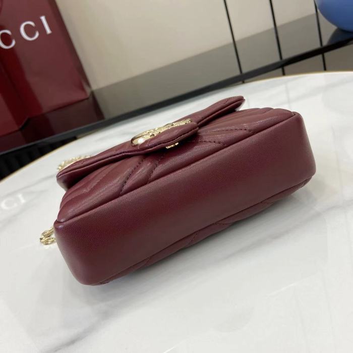 GG Marmont Bag“16.5x9.5x4.5CM”-054=