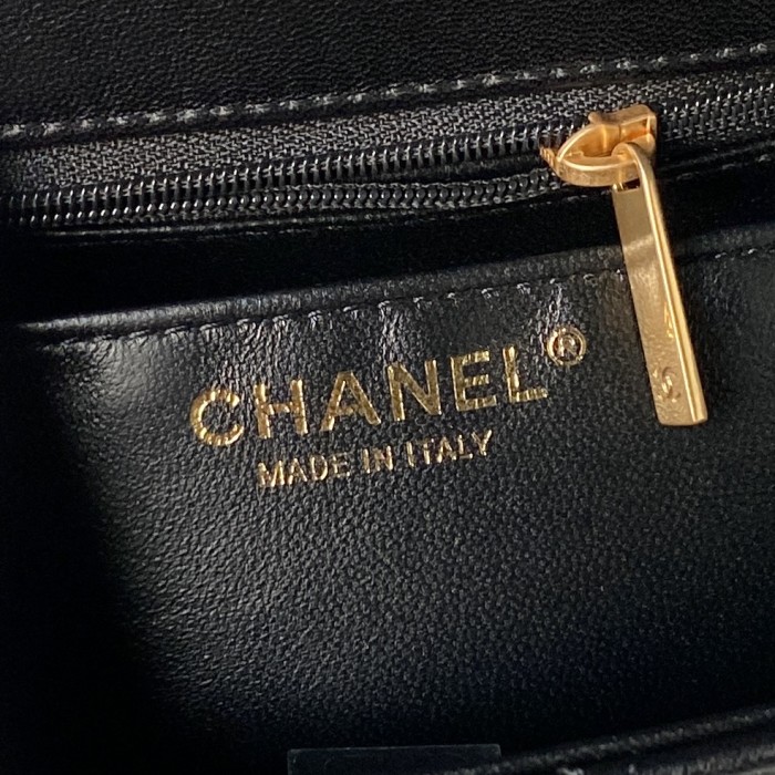 Mini Flap Bag with Top Handle  12.5x19.5x6cm  -057 =AS5813