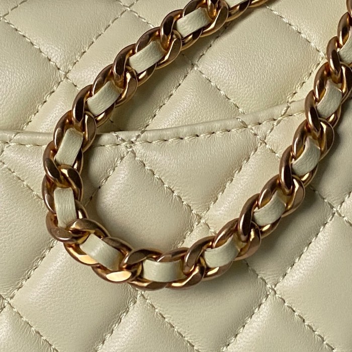 Mini Flap Bag with Top Handle  12.5x19.5x6cm  -057 =AS5813