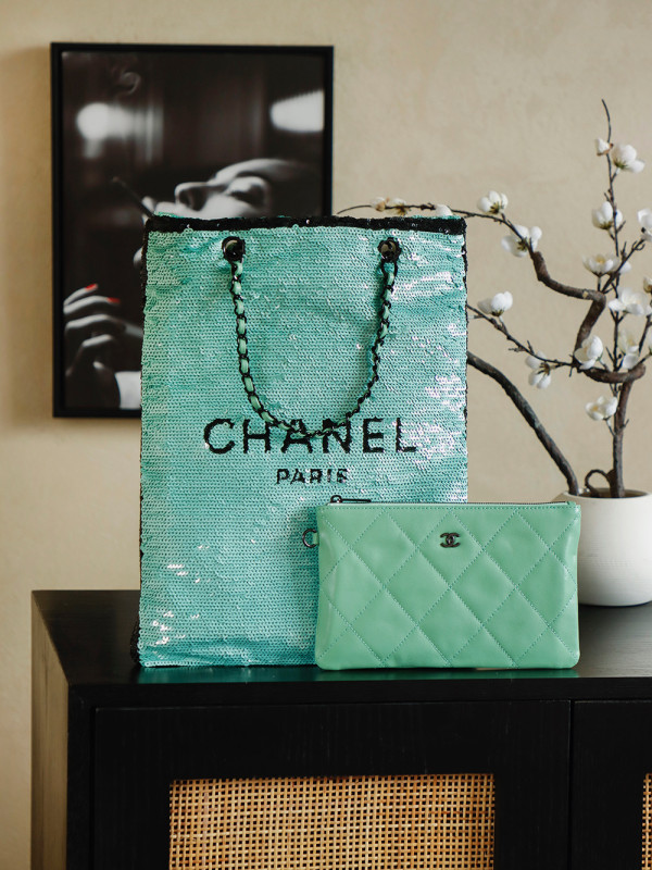 24S Sequin Tote Bag  30x8x39cm  -087 =AS4856