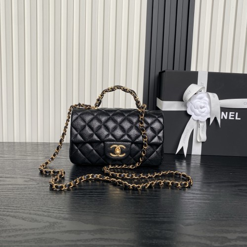 25B Classic Flap Mini with Top Handle  “12x19.5x6.5cm”  -057 =AS5701