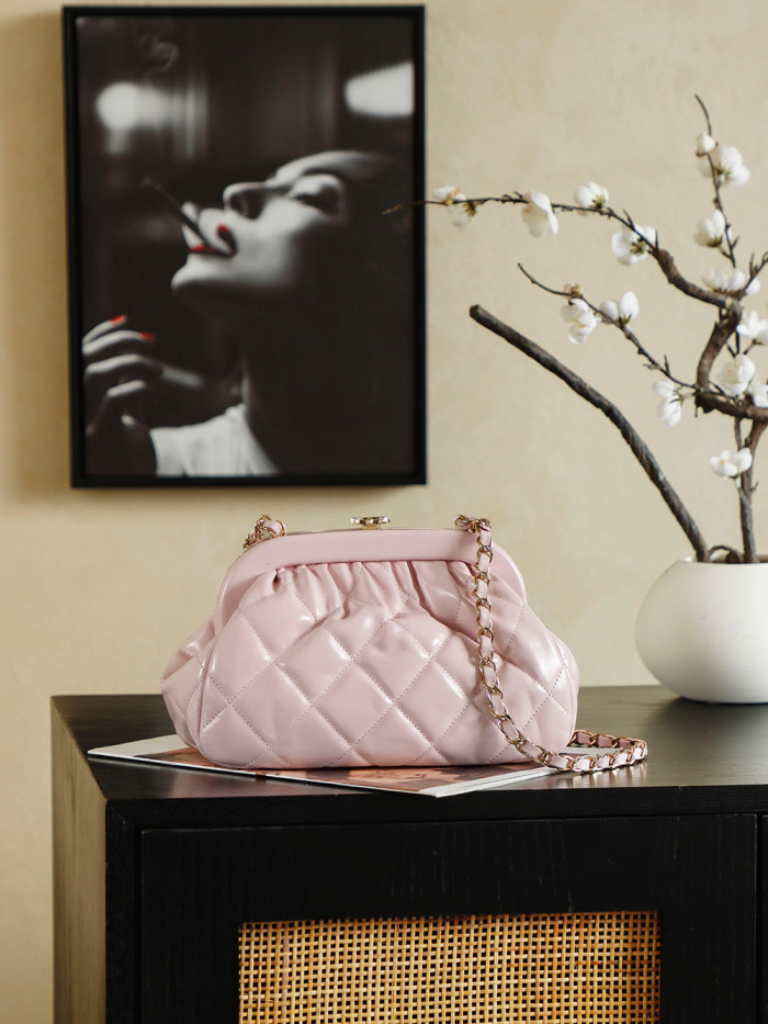 24A Haute Couture Tweed Cloud Bag  23x15x8cm  -087 =AS4714