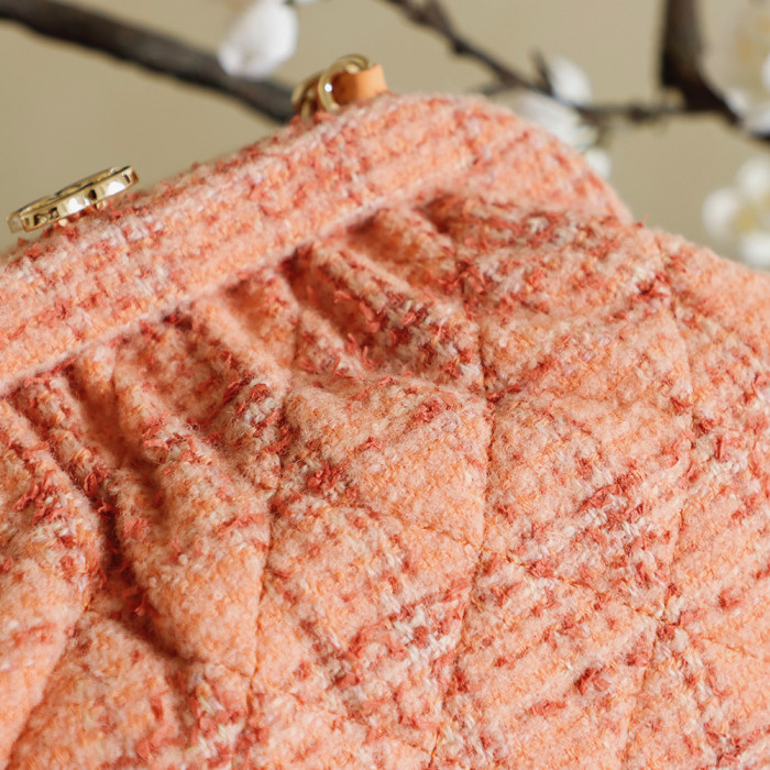 24A Haute Couture Tweed Cloud Bag  23x15x8cm  -087 =AS4714