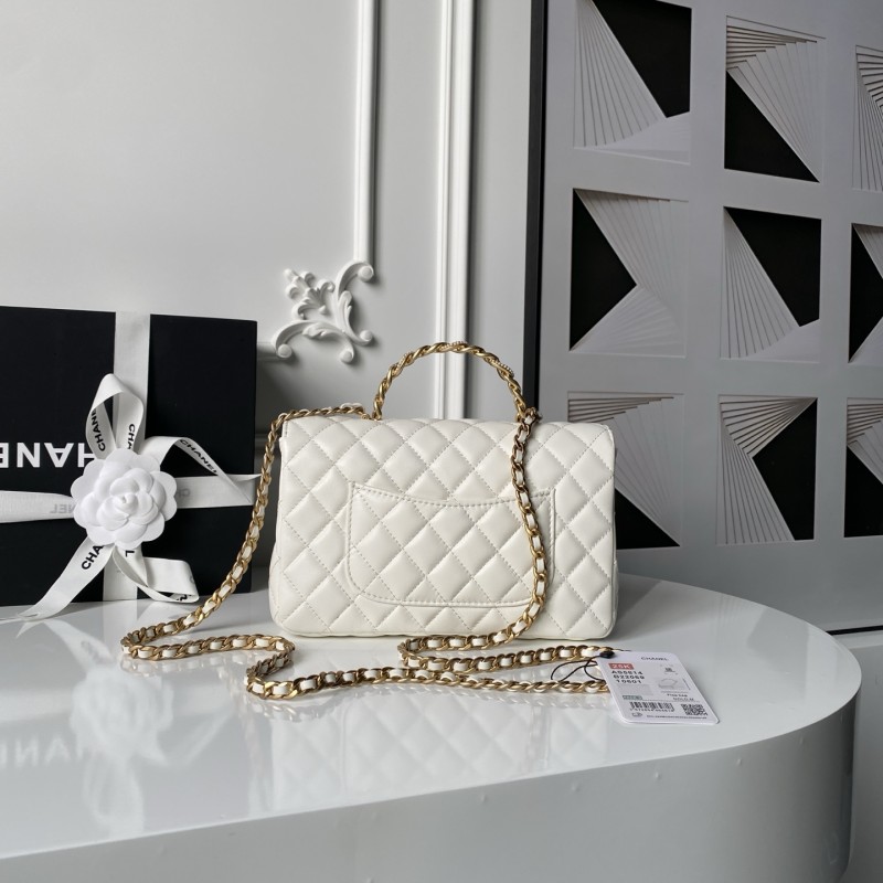 Mini Flap Bag with Top Handle  14x22.5x6cm  -087 =AS5814
