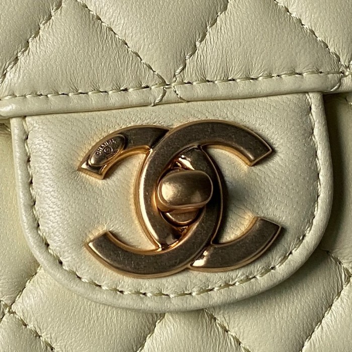 Mini Flap Bag with Top Handle  12.5x19.5x6cm  -057 =AS5813