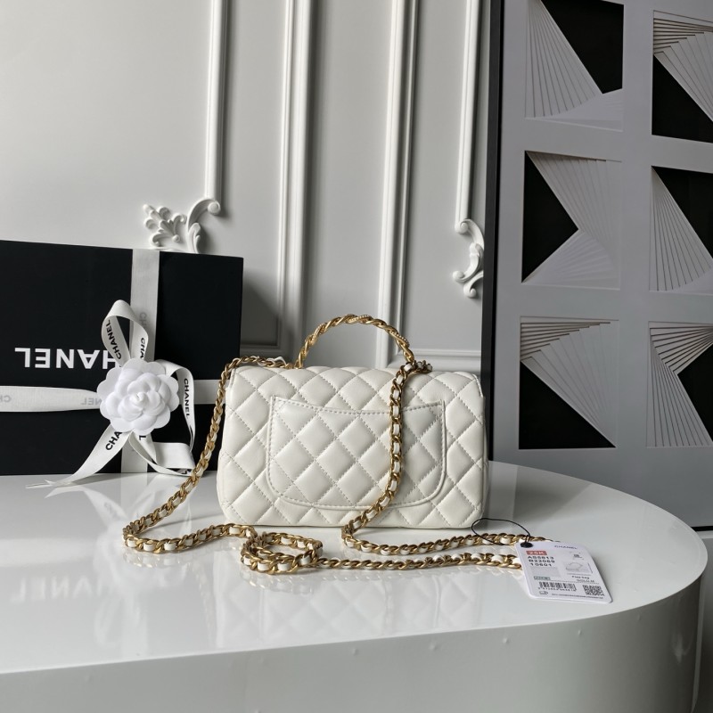 Mini Flap Bag with Top Handle  12.5x19.5x6cm  -057 =AS5813