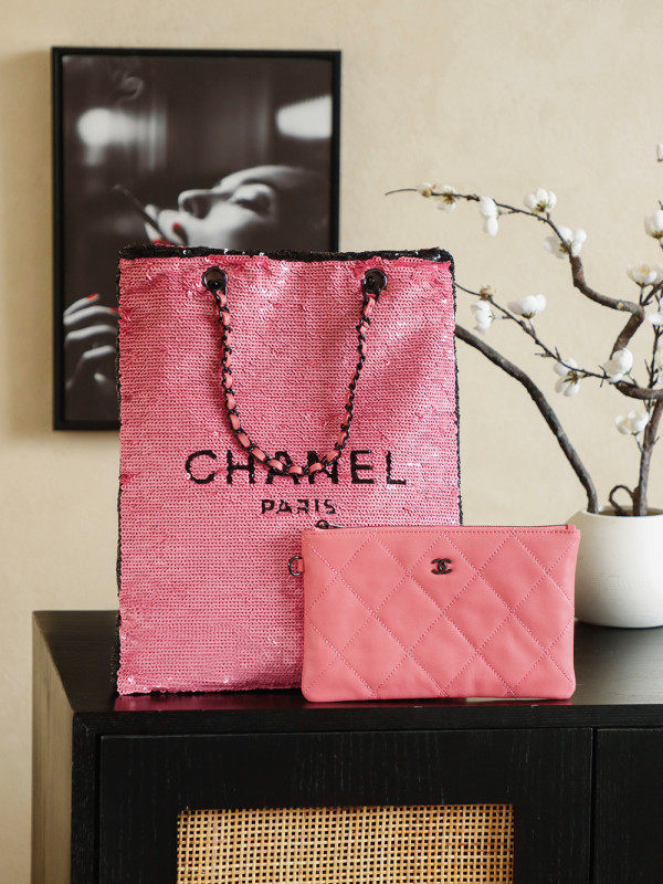 24S Sequin Tote Bag  30x8x39cm  -087 =AS4856