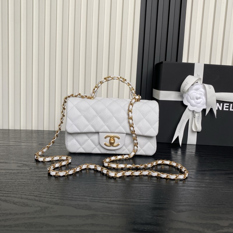 25B Classic Flap Mini with Top Handle  “12x19.5x6.5cm”  -057 =AS5701