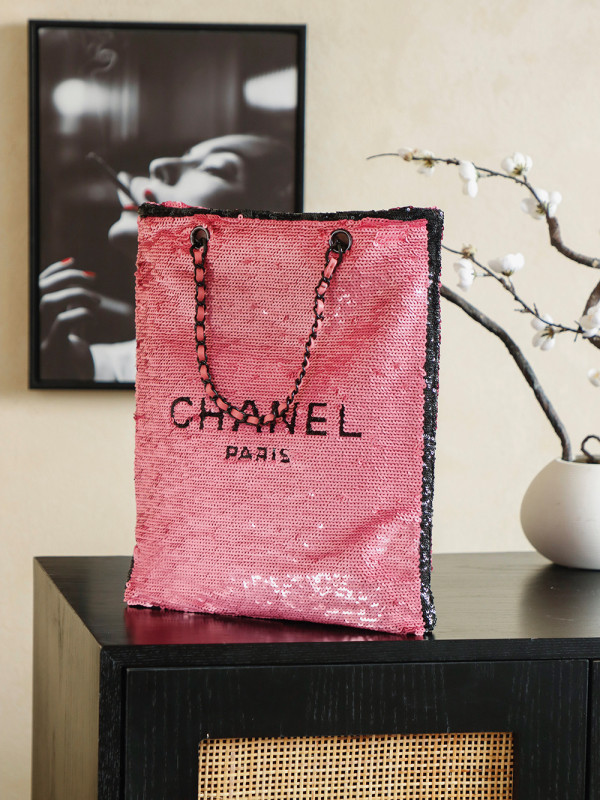 24S Sequin Tote Bag  30x8x39cm  -087 =AS4856