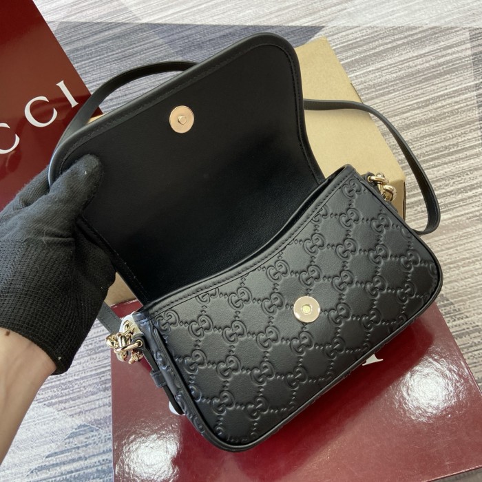 GG Emblem Large Tote Bag “ 20.5x13x7CM”-095=