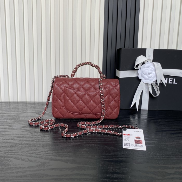 25B Classic Flap Mini with Top Handle  “12x19.5x6.5cm”  -057 =AS5701
