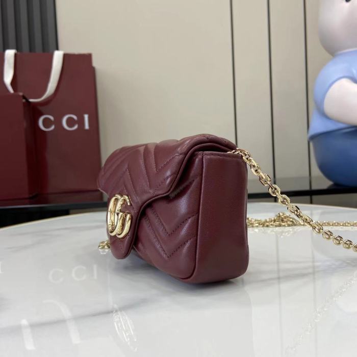 GG Marmont Bag“16.5x9.5x4.5CM”-054=