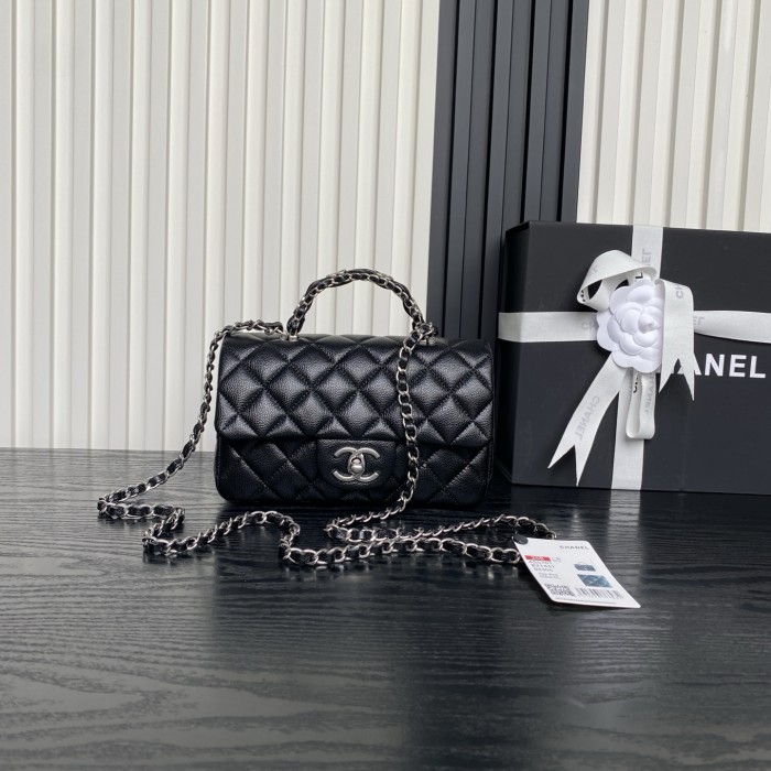 25B Classic Flap Mini with Top Handle  “12x19.5x6.5cm”  -057 =AS5701