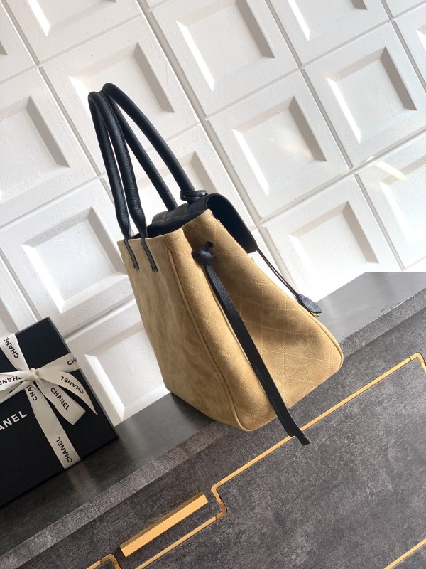 26SS Suede & Leather Tote Bag  37x16x29cm  -029 =
